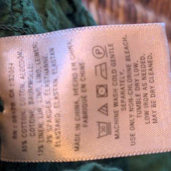 Anthro Maeve Bellamy Cotton Linen Top - Picture 11 of 12